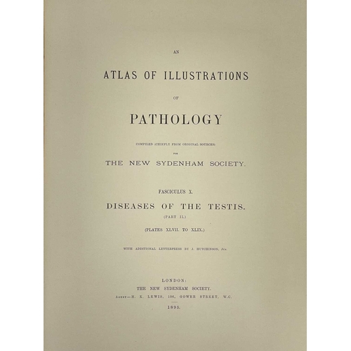 443 - Atlas of Illustrations of Pathology Four issues Fasciculus VII, VIII, IX and X, original envelopes w... 