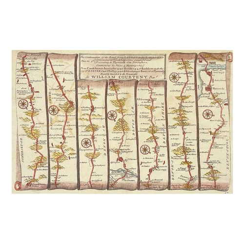 455 - A collection of 17th and 18th century copper engraved maps Nineteen Robert Morden. 'Cumberland,' unc... 