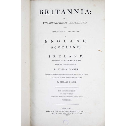 460 - William Camden and Richard Gough Britannia: Or, A Chronological Description of the Flourishing Kingd... 