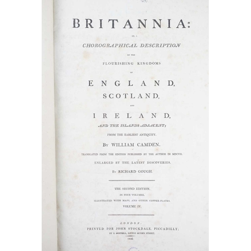 460 - William Camden and Richard Gough Britannia: Or, A Chronological Description of the Flourishing Kingd... 