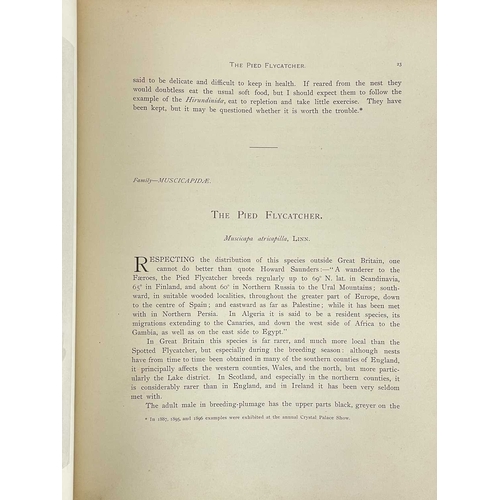 476 - (Ornithology) Arthur G. Butler et al British Birds, their Nests and Eggs Six volumes, uniform full g... 