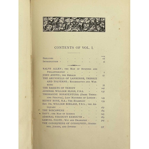 478 - (Cornwall) Seven good works George Bown Millett. 'The First Book of the Parish Registers of Madron..... 