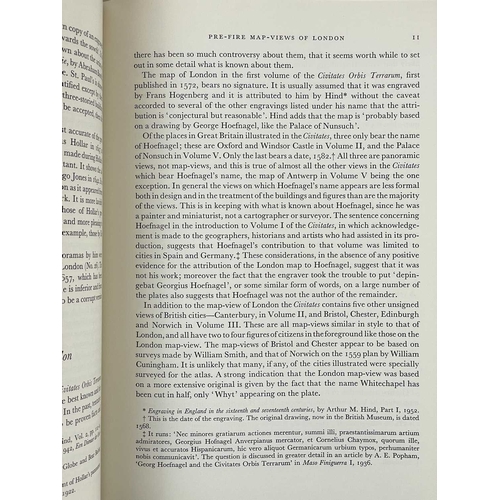 495 - (Cartography) Four works Darlington & Howgego. 'Printed Maps of London 1553-1860,' clipped dj, fine,... 