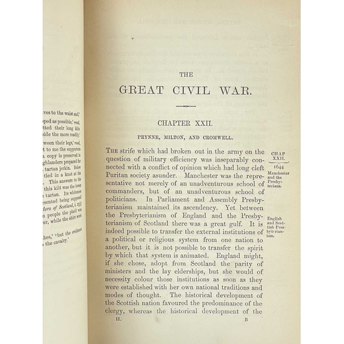 499 - Samuel R. Gardiner History of the Great Civil War Three volumes, 1642-1644, 1644-1647 and 1647-1649,... 