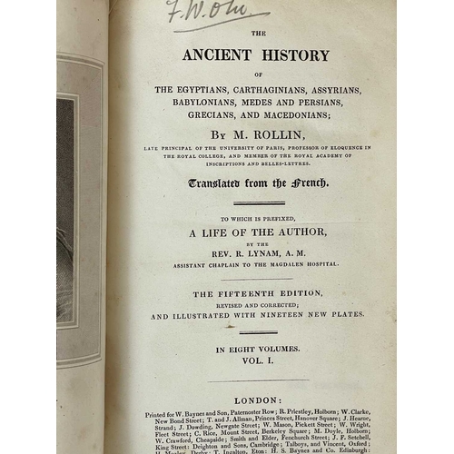 509 - ROLLIN, M The Ancient History Of The Egyptians, Carthaginians, Assyrians, Babylonians, Medes And Per... 