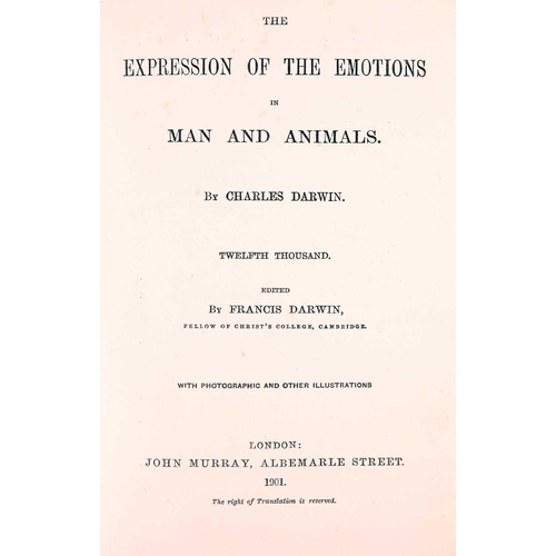 54 - Charles Darwin The Descent of Man and Selection in Relation to Sex Eighth thousand, vol I only, orig... 