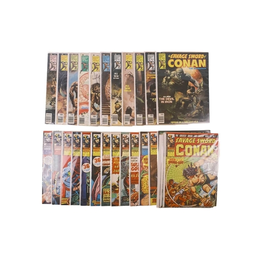 55 - Savage Sword of Conan comics weekly A complete run of the first 18 Marvel UK comic magazines (Marvel... 