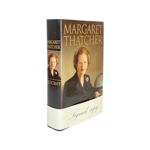 56 - (Signed) Margaret Thatcher Statecraft. Strategies for a Changing World Signed to the title page, unc... 