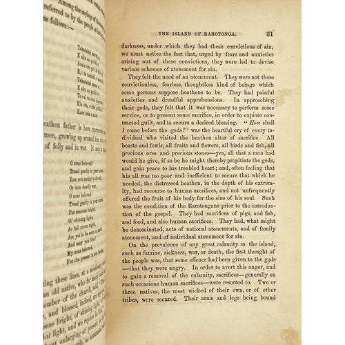 74 - William Gill Gems from the Coral Islands. Western Polynesia Two composite volumes, vol I covering th... 