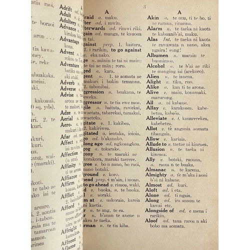 89 - Kiribatian and Tuvaluan Nineteen scarce works Donald Gilbert Kennedy. 'Te Ngangana A Te Tuvalu. Hand... 