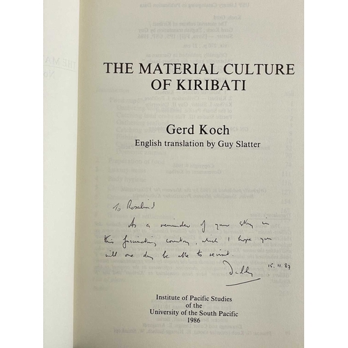 91 - Gerd Koch (1922–2005) Fourteen publications 'The Material Culture of Kiribati,' translated by Guy Sl... 