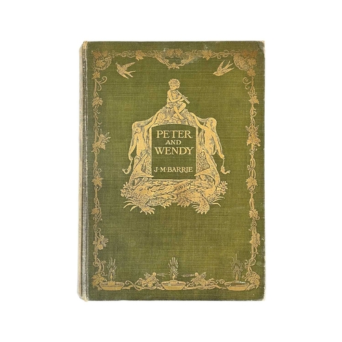 1 - J. M. Barrie Peter and Wendy First book edition, first impression, original green cloth with ornate ... 