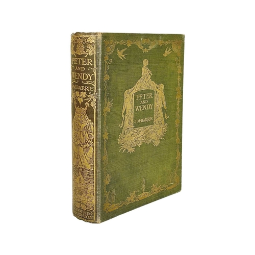 1 - J. M. Barrie Peter and Wendy First book edition, first impression, original green cloth with ornate ... 