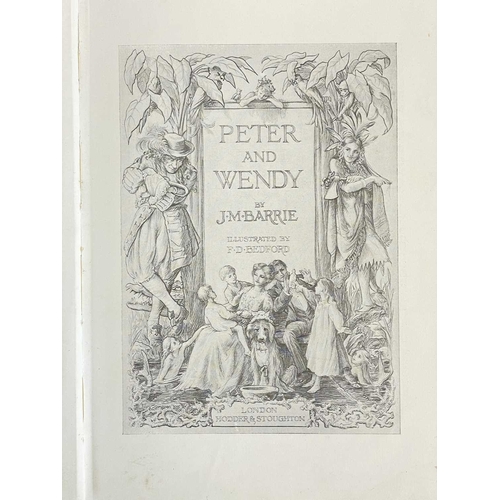 1 - J. M. Barrie Peter and Wendy First book edition, first impression, original green cloth with ornate ... 