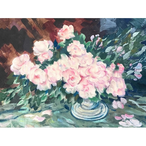 1037 - Frederick ROBERTS JOHNSON (1900-1986) Six floral studies Mixed media, three signed, with name or ini... 