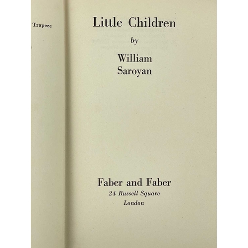 106 - William Saroyan Little Children First UK edition, original cloth, small nibbles to unclipped dj, pp.... 