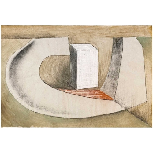 1104 - Frederick ROBERTS JOHNSON (1900-1986) A collection of mixed media work Including pastel cubist inspi... 