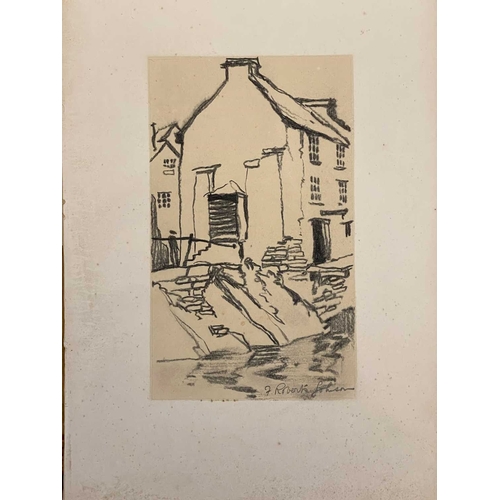 1136 - Frederick ROBERTS JOHNSON (1900-1986) A portfolio of work Including a focus on Polperro and industri... 