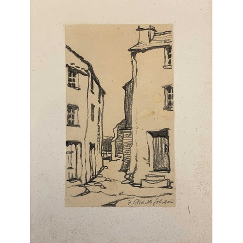 1136 - Frederick ROBERTS JOHNSON (1900-1986) A portfolio of work Including a focus on Polperro and industri... 