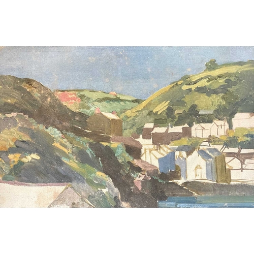 1161 - Frederick ROBERTS JOHNSON (1900-1986) Two Polperro Views Each oil on board, 30cm x 28cm and 26cm x 4... 