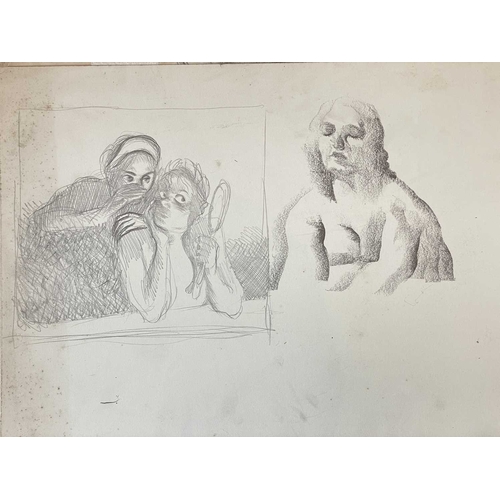 1166 - Arthur WRAGG (1903-1976) Thirteen Sketches and Studies Mixed media, including pen and ink and graphi... 