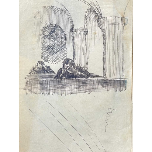 1168 - Arthur WRAGG (1903-1976) Babson's High-Class Supper Ball Ink and graphite on paper, 32cm x 51cm; tog... 