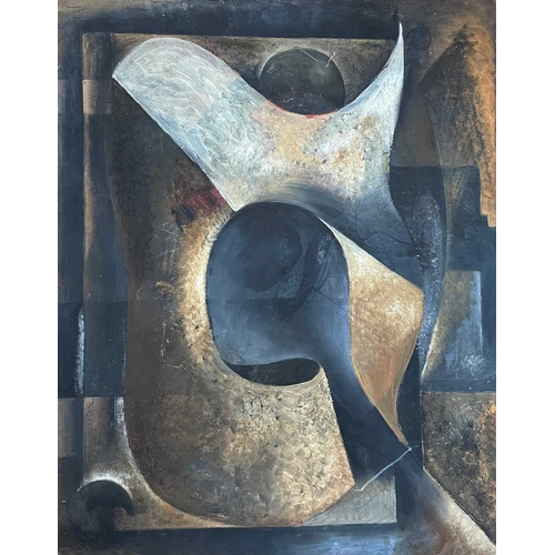 1204 - Frederick ROBERTS JOHNSON (1900-1986) Abstract Oil on board, signed, 76cm x 61cm. Frederick Roberts ... 