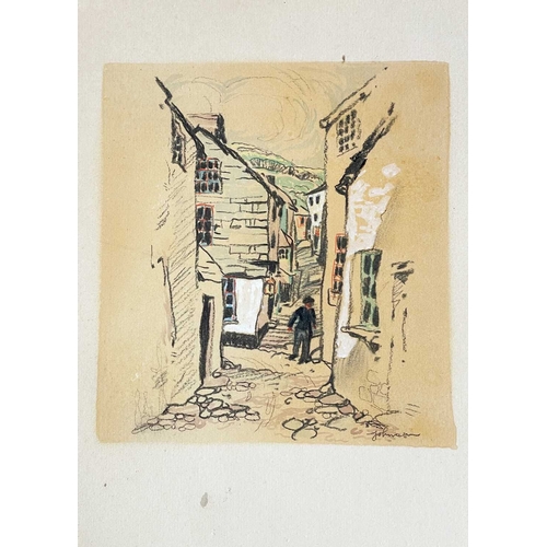 1215 - Frederick ROBERTS JOHNSON (1900-1986) A collection of sketches and preparatory studies Mostly graphi... 