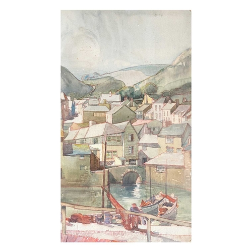 1216 - Frederick ROBERTS JOHNSON (1900-1986) Polperro Studies A range of media including oil, watercolour a... 