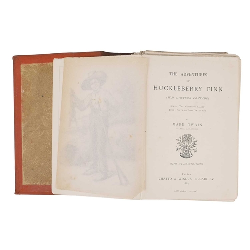 199 - (Clemens Samuel Langhorne) Mark Twain  The Adventures of Huckleberry Finn First edition, first issue... 