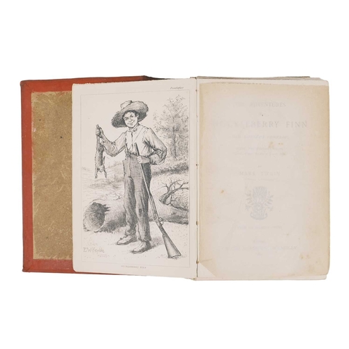 199 - (Clemens Samuel Langhorne) Mark Twain  The Adventures of Huckleberry Finn First edition, first issue... 