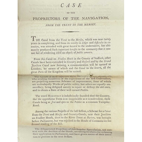 22 - (Canals, Pottery and the Industrial Revolution) An important archive concerning the expansion of Can... 