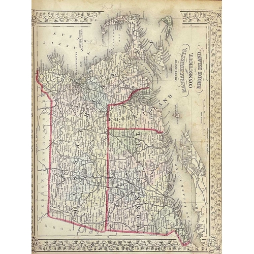 24 - (United States of America) MITCHELL, Samuel Augustus Mitchell's New General Atlas, Containing Maps o... 