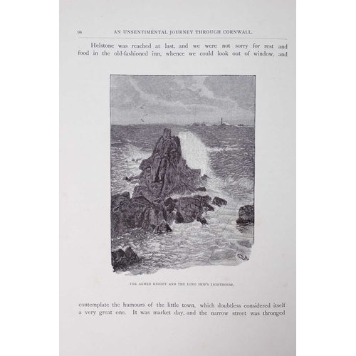 248 - (Cornwall) Four works [REDDING, Cyrus]. 'An Illustrated Itinerary of the County of Cornwall,' quarte... 