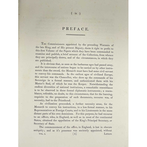 251 - (Henry VIII) State Papers Published Under Authority of His Majesty's Commission Two volumes, parts I... 