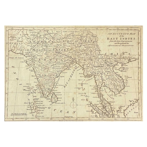 254 - (Indian Ocean and Africa) Jacues-Nicolas Bellin (1703-1772) Nine copper engraved maps J. Cary after ... 