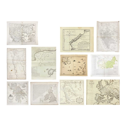 257 - Eighteenth Century Maps Eleven Thomas Kitchen. 'A Map of the Western Part of the Roman Empire,' unco... 