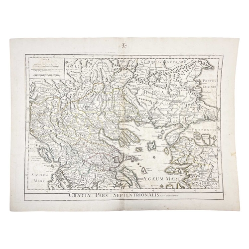 257 - Eighteenth Century Maps Eleven Thomas Kitchen. 'A Map of the Western Part of the Roman Empire,' unco... 