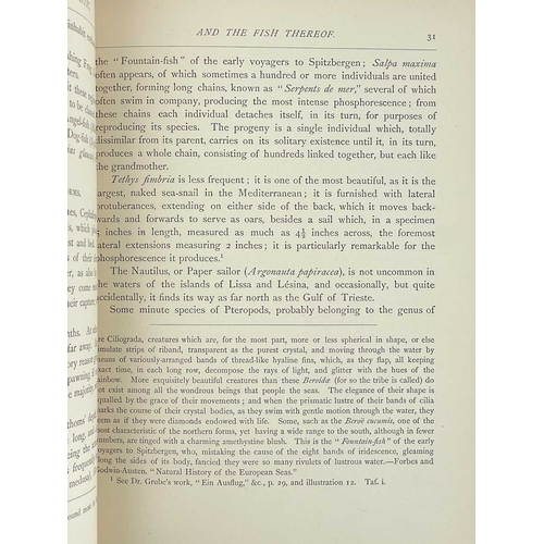 26 - G. L. Faber The Fisheries of the Adriatic and the Fish thereof. A Report of the Austro-Hungarian Sea... 