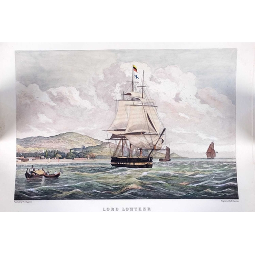 274 - (Maritime Illustrations) Eleven engravings Five engravings by E. Duncan. 'Lord Lowther', after W. J.... 