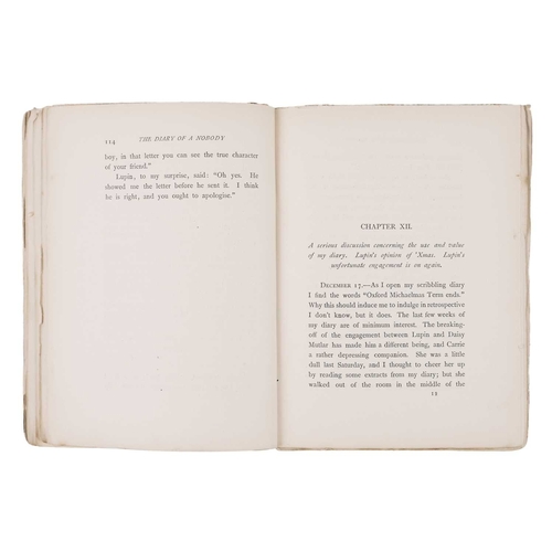 280 - George & Weedon Grossmith The Diary of a Nobody The English Library No.158, printed thin card wraps ... 