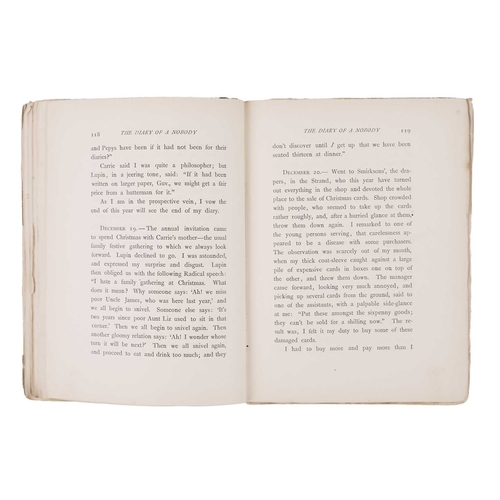 280 - George & Weedon Grossmith The Diary of a Nobody The English Library No.158, printed thin card wraps ... 