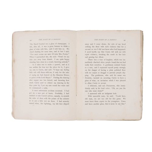 280 - George & Weedon Grossmith The Diary of a Nobody The English Library No.158, printed thin card wraps ... 