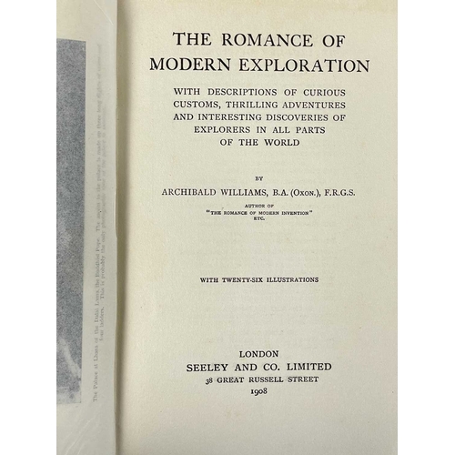 285 - Victorian and Edwardian decorative cloth bindings Sixty eight works Archibald Williams. 'The Romance... 