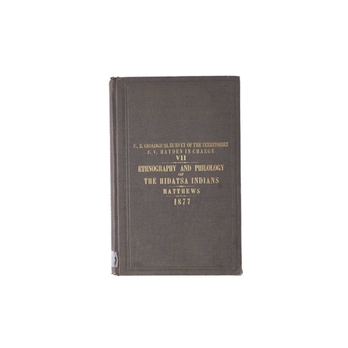 286 - (Americana) Government Printing Press, Washington Two fine works Washington Matthews. 'Ethnography a... 