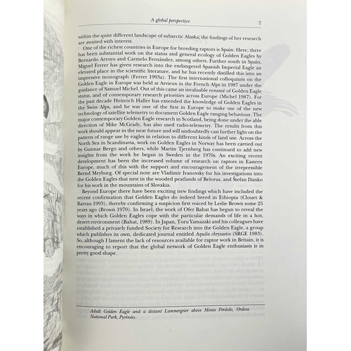 312 - (Ornithology) T & a D Poyser publishers Forty one works Jeff Watson. 'The Golden Eagle,' first editi... 