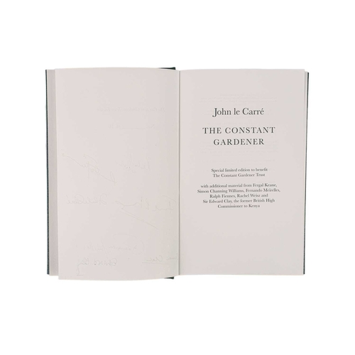 32 - John Le Carre The Constant Gardener Trust Edition Signed by Ralph Fiennes, Rachel Weisz, Valerie Le ... 