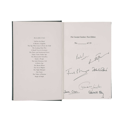 32 - John Le Carre The Constant Gardener Trust Edition Signed by Ralph Fiennes, Rachel Weisz, Valerie Le ... 