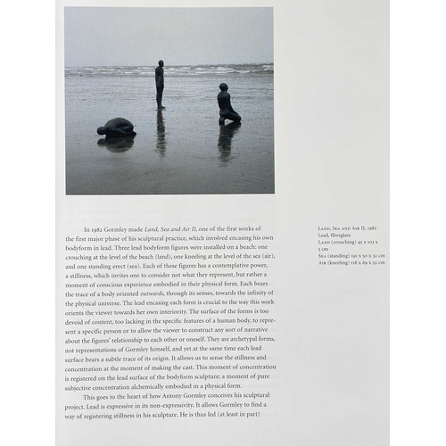 326 - (20th Century Art) Five good works GORMLEY, Antony. 'Anthony Gormley,' first edition, original decor... 