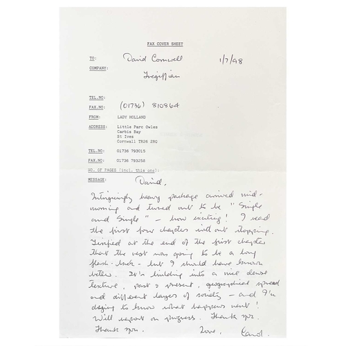 33 - John le Carre Single & Single An original pre-publication manuscript of the novel, printed on A4 she... 